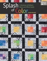 Splash of Color - Dúha žiarivých čierno-bielych prikrývok - Splash of Color - A Rainbow of Brilliant Black-And-White Quilts