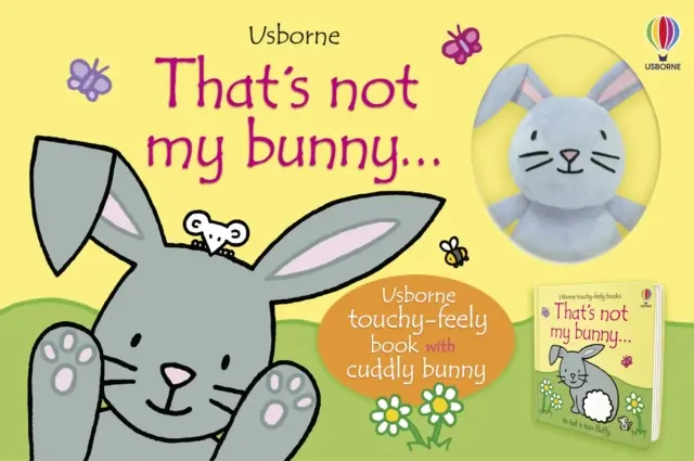 To nie je môj zajačik Kniha a hračka - That's Not My Bunny Book and Toy
