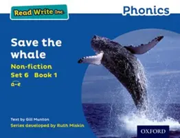 Read Write Inc. Phonics: Modrá sada 6 literatúry faktu 1 Zachráňte veľrybu - Read Write Inc. Phonics: Blue Set 6 Non-fiction 1 Save the Whale