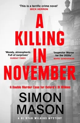 Vražda v novembri: A Razor-Sharp Oxford Mystery - A Killing in November: A Razor-Sharp Oxford Mystery