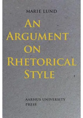 Argument N o rétorickom štýle - An N Argument on Rhetorical Style
