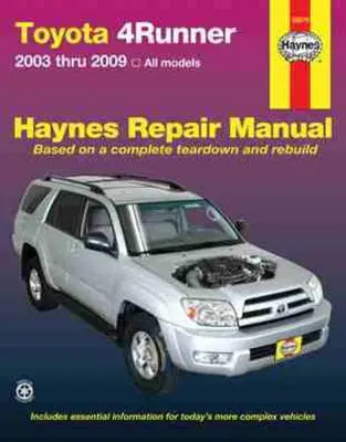 Toyota 4Runner 2003 až 2009 - všetky modely - Toyota 4Runner 2003 To 2009 - All models