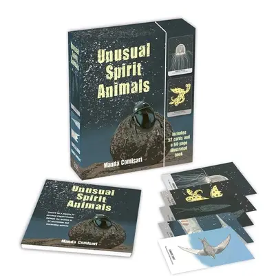 Veštecký balíček Neobyčajné posolstvá zvierat - obsahuje 52 kariet a 64-stranovú ilustrovanú knihu - Unusual Animal Messages Oracle Deck - Includes 52 Cards and a 64-Page Illustrated Book