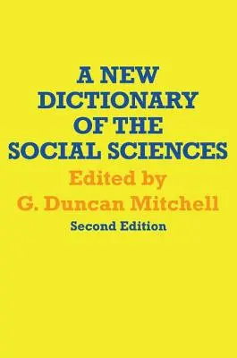 Nový slovník spoločenských vied - A New Dictionary of the Social Sciences