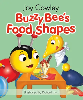 Stolová kniha Tvary jedla včielky Buzzy - Buzzy Bee's Food Shapes Board Book