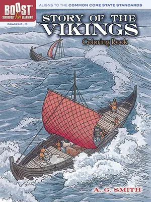 Príbeh Vikingov Omaľovánky, 3. - 5. ročník - Story of the Vikings Coloring Book, Grades 3-5