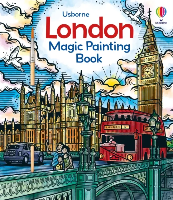 Kniha o kúzelnom maľovaní Londýna - London Magic Painting Book