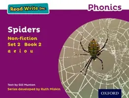 Read Write Inc. Phonics: Fialová sada 2 literatúra faktu 2 pavúky - Read Write Inc. Phonics: Purple Set 2 Non-fiction 2 Spiders
