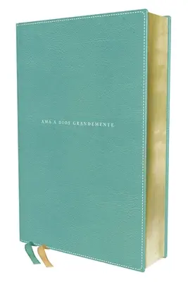Biblia Nbla AMA a Dios Grandemente, Leathersoft, Turquesa, Interior a Cuatro Colores - Nbla Biblia AMA a Dios Grandemente, Leathersoft, Turquesa, Interior a Cuatro Colores