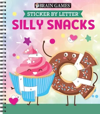Hry na mozog - Nálepka podľa písmena: Hlúpe občerstvenie - Brain Games - Sticker by Letter: Silly Snacks