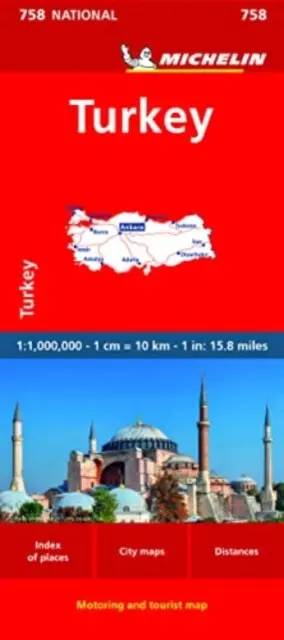 Turecko Mapa 758 - Turkey Map 758