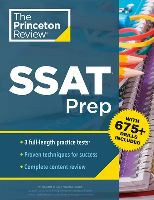 Princeton Review SSAT Prep: 3 cvičné testy + prehľad a techniky + cvičenia - Princeton Review SSAT Prep: 3 Practice Tests + Review & Techniques + Drills