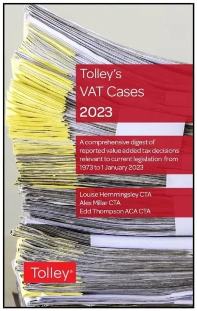 Tolleyho prípady DPH 2023 - Tolley's VAT Cases 2023
