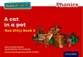 Čítaj a píš Inc. Phonics: Kocúr v kvetináči - Read Write Inc. Phonics: Red Ditty Book 3 A Cat in a Pot