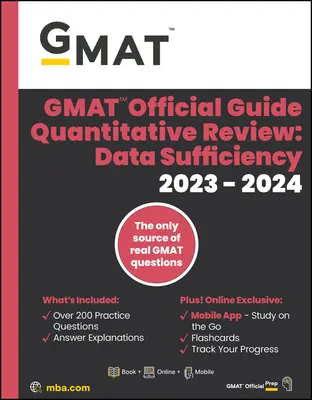 GMAT Official Guide Data Insights Review 2023-2024, Focus Edition (Oficiálna príručka k testu GMAT): Obsahuje knihu + online banku otázok + digitálne flashkarty + mobilnú aplikáciu - GMAT Official Guide Data Insights Review 2023-2024, Focus Edition: Includes Book + Online Question Bank + Digital Flashcards + Mobile App