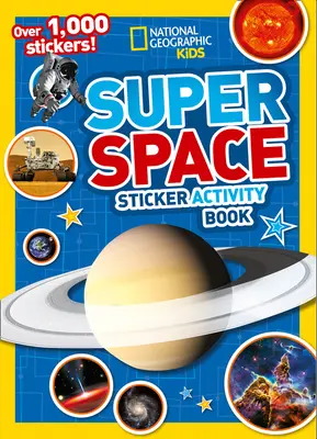 Super vesmírna samolepková kniha aktivít - viac ako 1 000 samolepiek! - Super Space Sticker Activity Book - Over 1,000 Stickers!