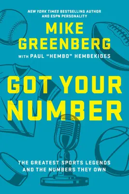 Mám vaše číslo: Najväčšie športové legendy a čísla, ktoré vlastnia - Got Your Number: The Greatest Sports Legends and the Numbers They Own