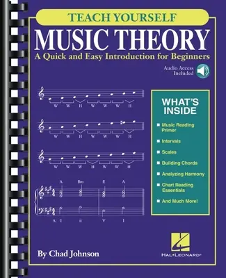 Naučte sa sami hudobnú teóriu: Rýchly a jednoduchý úvod pre začiatočníkov s audio prístupom - Teach Yourself Music Theory: A Quick and Easy Introduction for Beginners with Audio Access Included