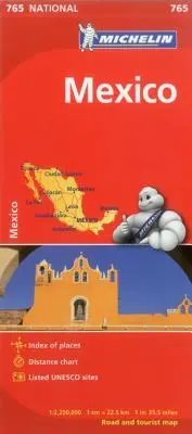 Michelin Mapa Mexiko 765 - Michelin Map Mexico 765