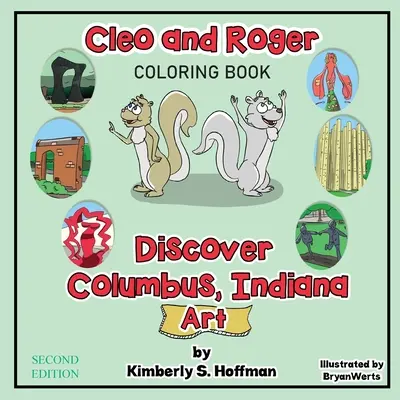 Cleo a Roger objavujú Columbus, Indiana - Umenie (omaľovánka) - Cleo and Roger Discover Columbus, Indiana - Art (Coloring book)