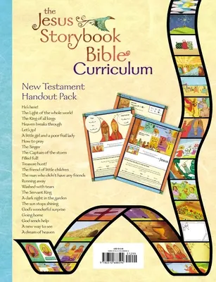 Ježišov príbehový biblický súbor učebných materiálov, Nový zákon - Jesus Storybook Bible Curriculum Kit Handouts, New Testament