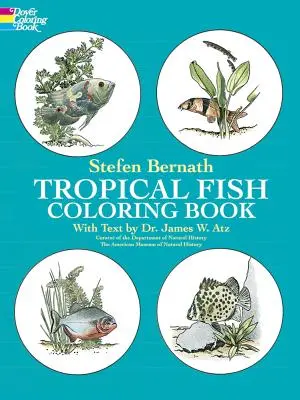 Omaľovánky tropických rýb - Tropical Fish Coloring Book