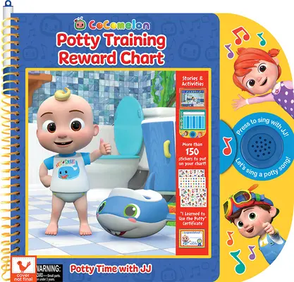 Cocomelon Tabuľka odmien za tréning na nočník - Cocomelon Potty Training Reward Chart