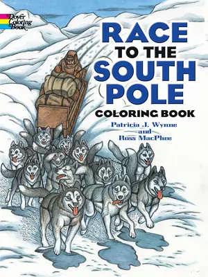 Preteky na južný pól Omaľovánky - Race to the South Pole Coloring Book