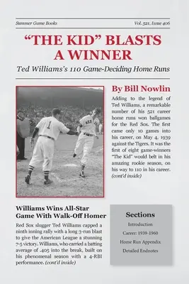 Dieťa odpálilo víťazstvo: 110 homerunov Teda Williamsa, ktoré rozhodli zápas - The Kid Blasts a Winner: Ted Williams's 110 Game-Deciding Home Runs