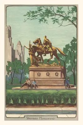 Vintage Journal Shermanov pamätník, New York - Vintage Journal Sherman Monument, New York City
