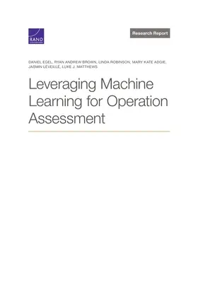 Využitie strojového učenia na hodnotenie prevádzky - Leveraging Machine Learning for Operation Assessment
