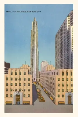 Vintage Journal Budovy Radio City, New York - Vintage Journal Radio City Buildings, New York City