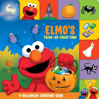 Elmova zábava na trik alebo liečbu! (Sesame Street) - Elmo's Trick-Or-Treat Fun!: A Halloween Counting Book (Sesame Street)
