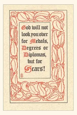 Vintage Journal Boh hľadá jazvy - Vintage Journal God Looks for Scars