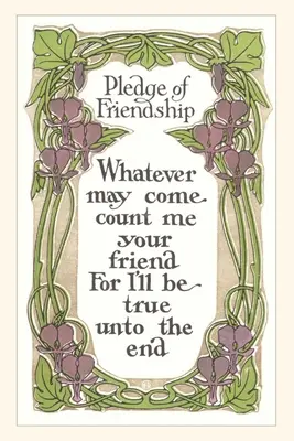 Vintage Journal Prísľub priateľstva - Vintage Journal Pledge of Friendship
