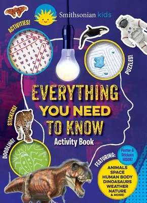 Smithsonian: Všetko, čo potrebujete vedieť Kniha aktivít - Smithsonian Everything You Need to Know Activity Book
