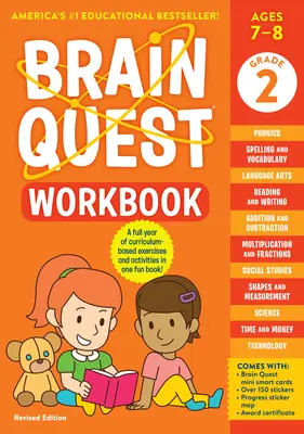 Pracovný zošit Brain Quest: Revidované vydanie pre 2. ročník - Brain Quest Workbook: 2nd Grade Revised Edition