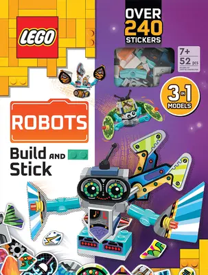 Knihy Lego(r). Postav a nalep: Roboti - Lego(r) Books. Build and Stick: Robots