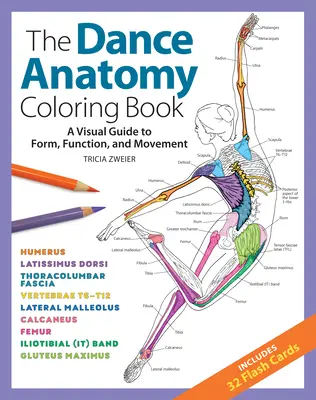 Tanečná anatómia Omaľovánky: Vizuálna príručka o forme, funkcii a pohybe - The Dance Anatomy Coloring Book: A Visual Guide to Form, Function, and Movement