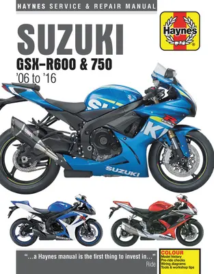 Suzuki GSX-R600 a 750 (06 - 16) - Suzuki GSX-R600 & 750 (06 - 16)