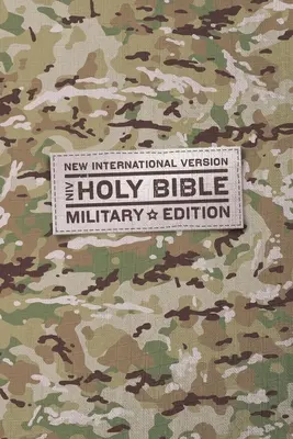 Niv, Svätá Biblia, vojenské vydanie, kompaktná, brožovaná, vojenská kamufláž, pohodlná tlač - Niv, Holy Bible, Military Edition, Compact, Paperback, Military Camo, Comfort Print