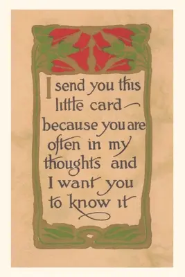 Vintage Journal Si v mojich myšlienkach - Vintage Journal You're in My Thoughts