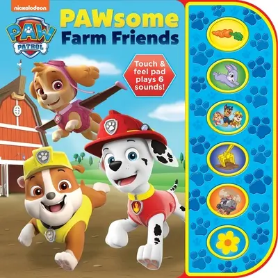 Nickelodeon Tlapková patrola Zvuková knižka o priateľoch z farmy - Nickelodeon Paw Patrol Pawsome Farm Friends Sound Book