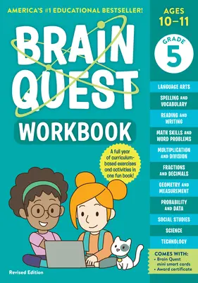 Pracovný zošit Brain Quest: Revidované vydanie pre 5. ročník - Brain Quest Workbook: 5th Grade Revised Edition
