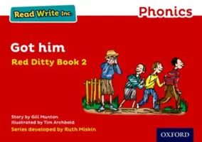 Read Write Inc. Phonics: Červená knižka 2 Got Him - Read Write Inc. Phonics: Red Ditty Book 2 Got Him