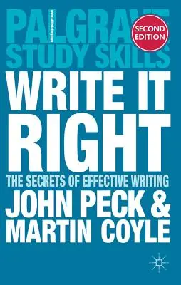 Napíšte to správne: Tajomstvo efektívneho písania - Write it Right: The Secrets of Effective Writing