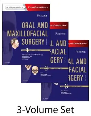 Ústna a čeľustná chirurgia: Sada 3 zväzkov - Oral and Maxillofacial Surgery: 3-Volume Set