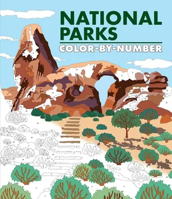 Národné parky vyfarbuj podľa čísla - National Parks Color-By-Number