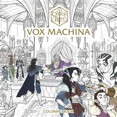 Kritická úloha: Vox Machina Omaľovánky - Critical Role: Vox Machina Coloring Book