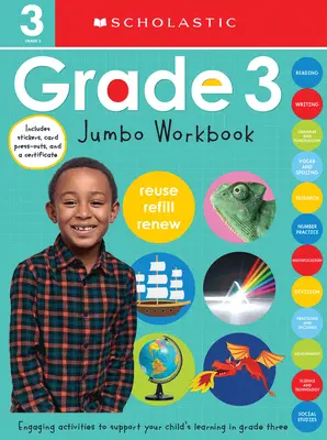 Pracovný zošit pre 3. ročník Jumbo: Scholastic Early Learners (Jumbo Workbook) - Third Grade Jumbo Workbook: Scholastic Early Learners (Jumbo Workbook)